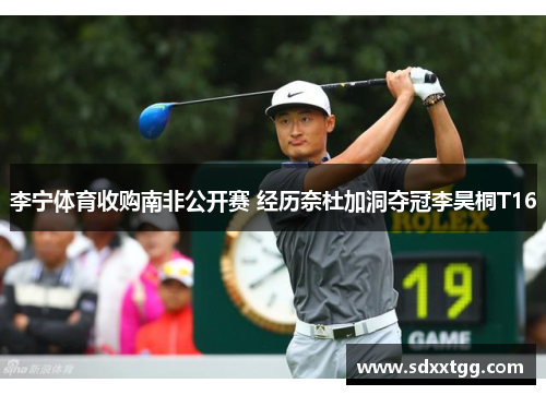 李宁体育收购南非公开赛 经历奈杜加洞夺冠李昊桐T16